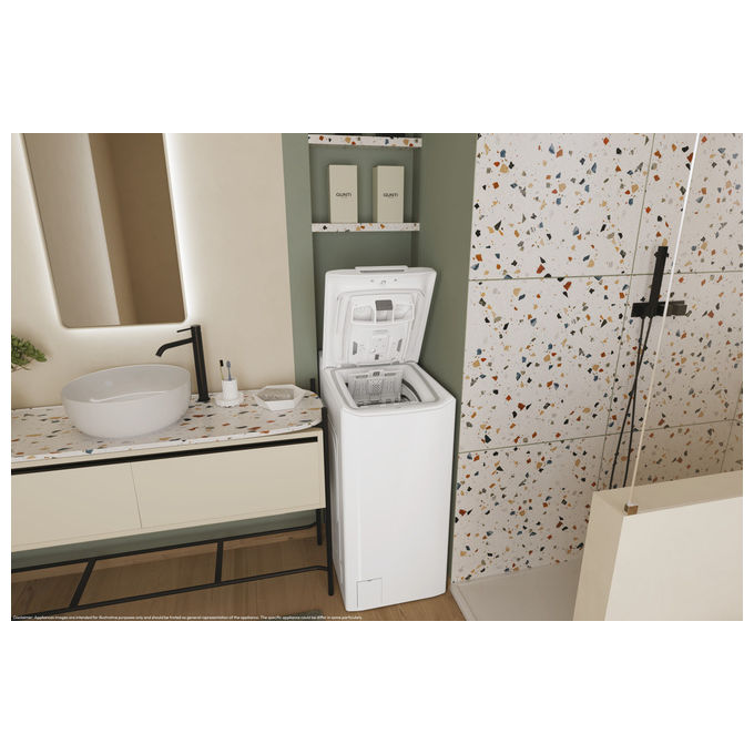 Candy TCA263D2-S ProWash 300 Lavatrice Carica dall'Alto 6 Kg 1200 rpm Classe D Wi-Fi Bluetooth 17 Programmi (86x41x60 cm) colore Bianco