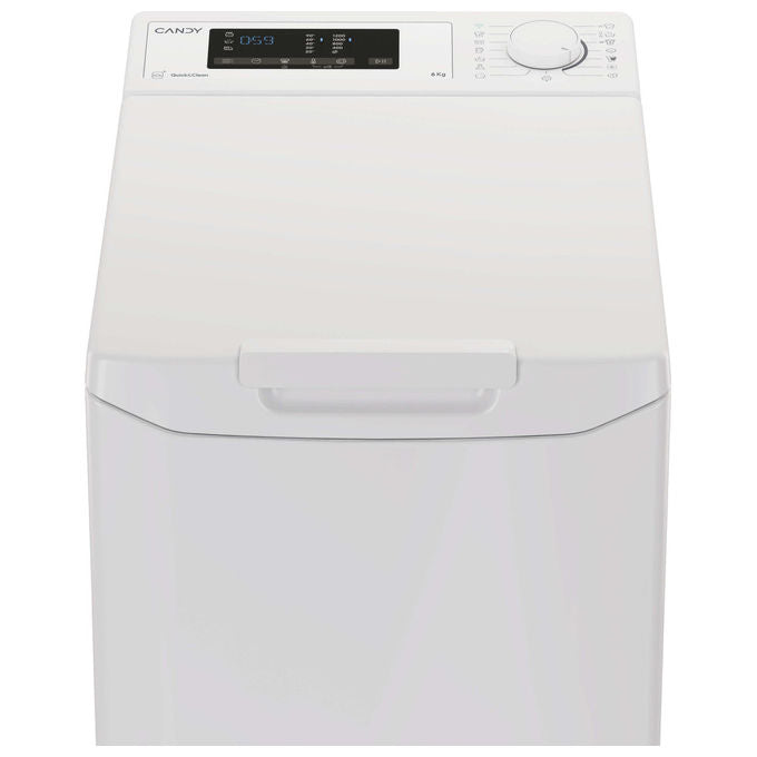 Candy TCA263D2-S ProWash 300 Lavatrice Carica dall'Alto 6 Kg 1200 rpm Classe D Wi-Fi Bluetooth 17 Programmi (86x41x60 cm) colore Bianco