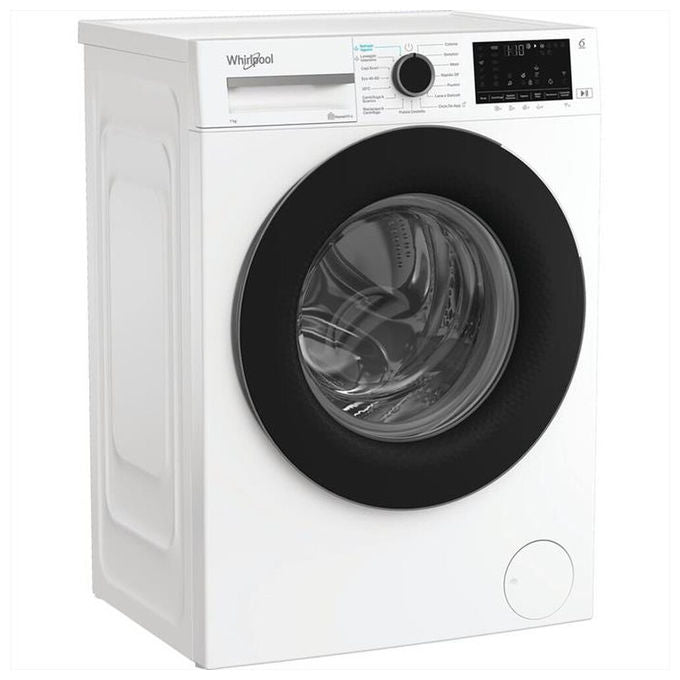 Whirlpool WAM762WBIT Lavatrice Carica Frontale 7 Kg 1200 rpm Classe A Motore Inverter WiFi Vapore (85x60x50 cm) colore Bianco