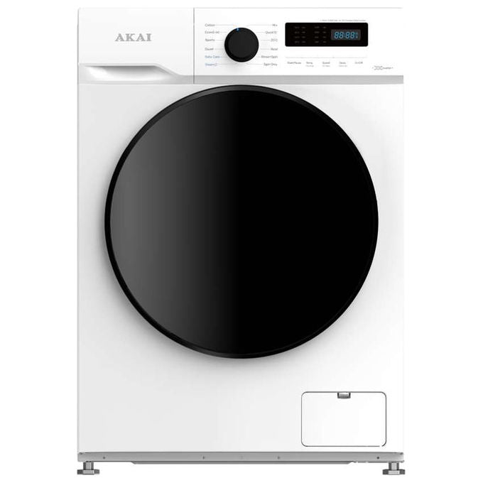Akai AQUA9060AS Lavatrice Frontale 9 Kg 1400 rpm Classe A Inverter Vapore 16 Programmi (85x60x60 cm) colore Bianco