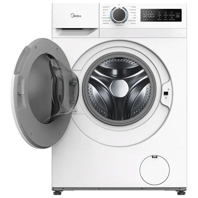 Midea MF110W80BA10 Serie 110 Lavatrice Frontale 8 Kg 1351 rpm Classe A TurboWash Motore BLDC (85x59,5x47,5 cm) colore Bianco
