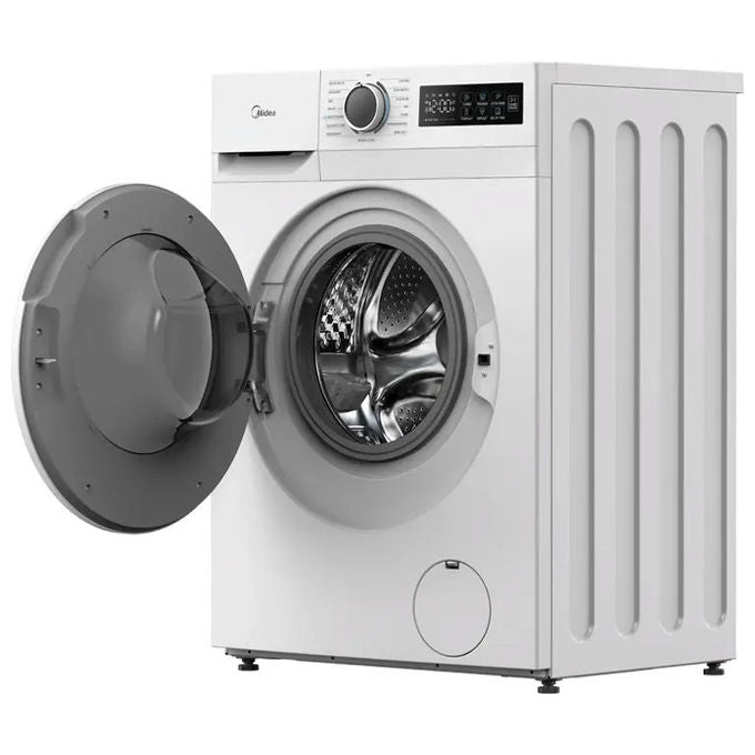 Midea MF110W80BA10 Serie 110 Lavatrice Frontale 8 Kg 1351 rpm Classe A TurboWash Motore BLDC (85x59,5x47,5 cm) colore Bianco