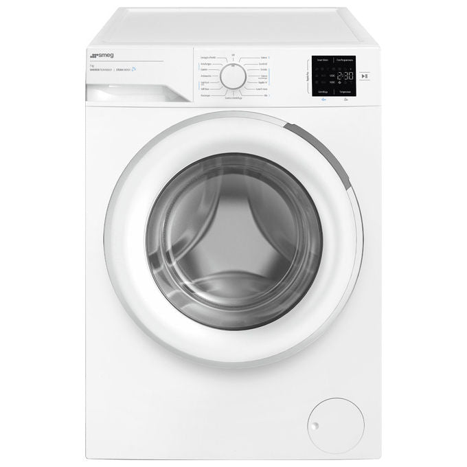 Smeg WMC72SEA Lavatrice Carica Frontale 7 Kg 1200 Giri Bianco