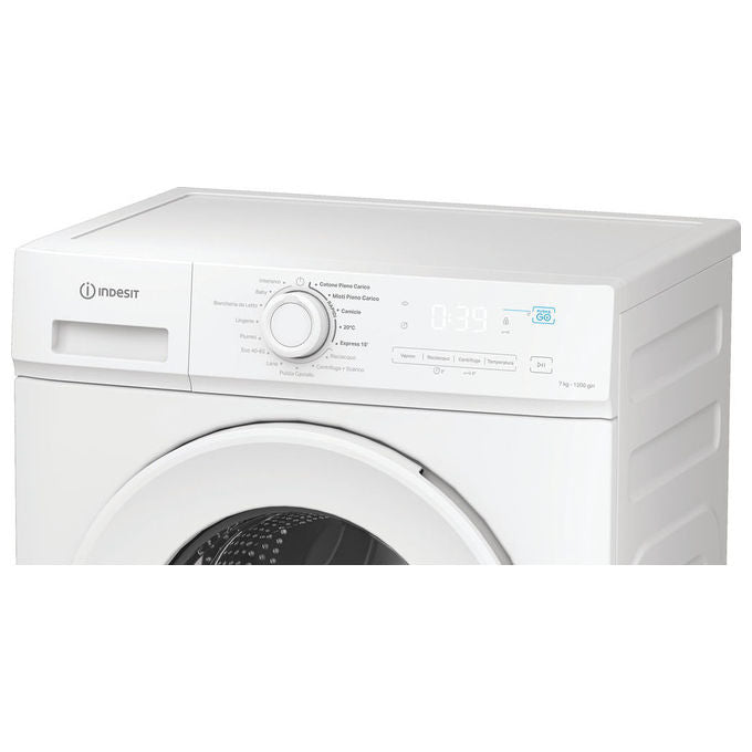 Indesit IMA 762 MY TIME IT Lavatrice Carica Frontale 7 Kg 1200 rpm Classe A Motore Inverter Display Touch (85x60x47 cm) colore Bianco