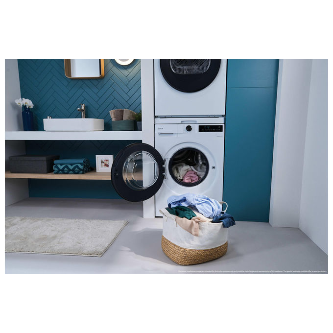 Candy GD 410B8-S Lavatrice ProWash 300 10 kg 1351 rpm Classe A Inverter Vapore Bianco (85x60x60 cm)