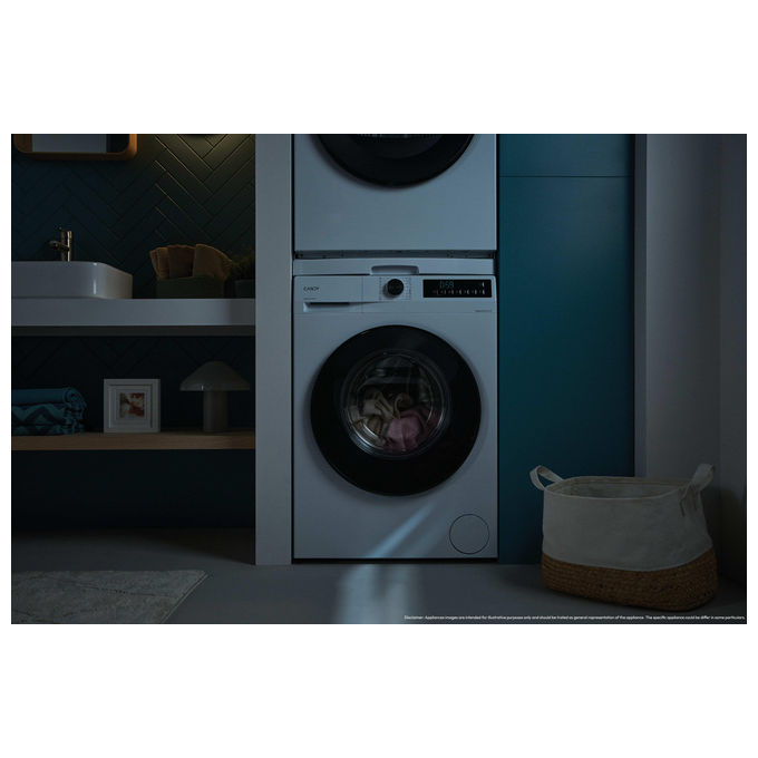 Candy GD 410B8-S Lavatrice ProWash 300 10 kg 1351 rpm Classe A Inverter Vapore Bianco (85x60x60 cm)
