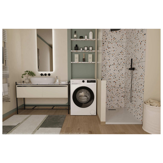 Candy GD 410B8-S Lavatrice ProWash 300 10 kg 1351 rpm Classe A Inverter Vapore Bianco (85x60x60 cm)