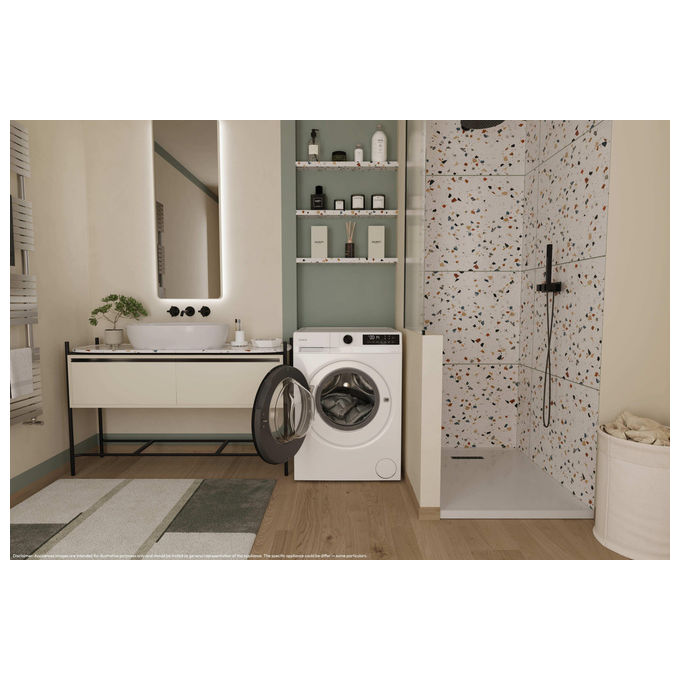 Candy GD 410B8-S Lavatrice ProWash 300 10 kg 1351 rpm Classe A Inverter Vapore Bianco (85x60x60 cm)