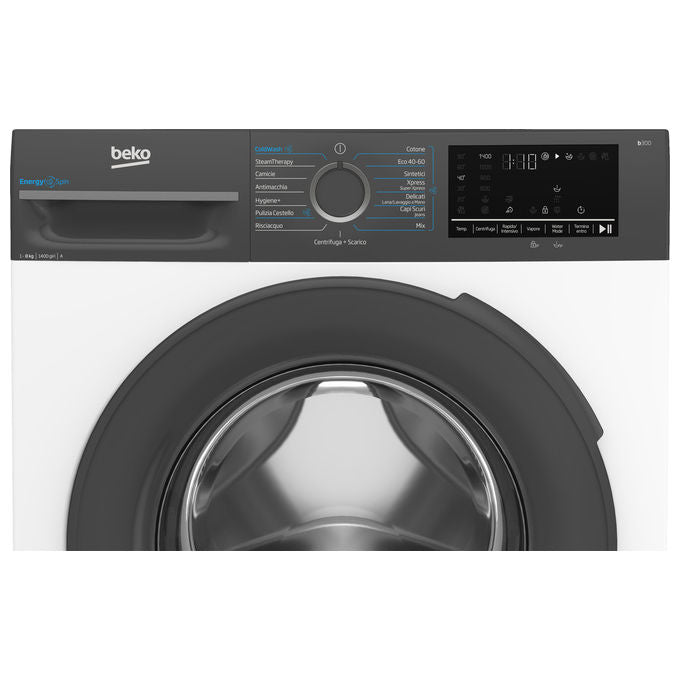 Beko BMWEU8147DA Lavatrice 8Kg 1400rpm Classe A Inverter SteamCure EnergySpin colore Bianco