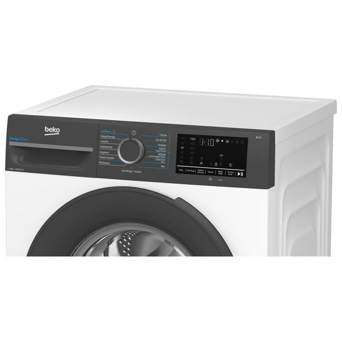 Beko BMWEU8147DA Lavatrice 8Kg 1400rpm Classe A Inverter SteamCure EnergySpin colore Bianco
