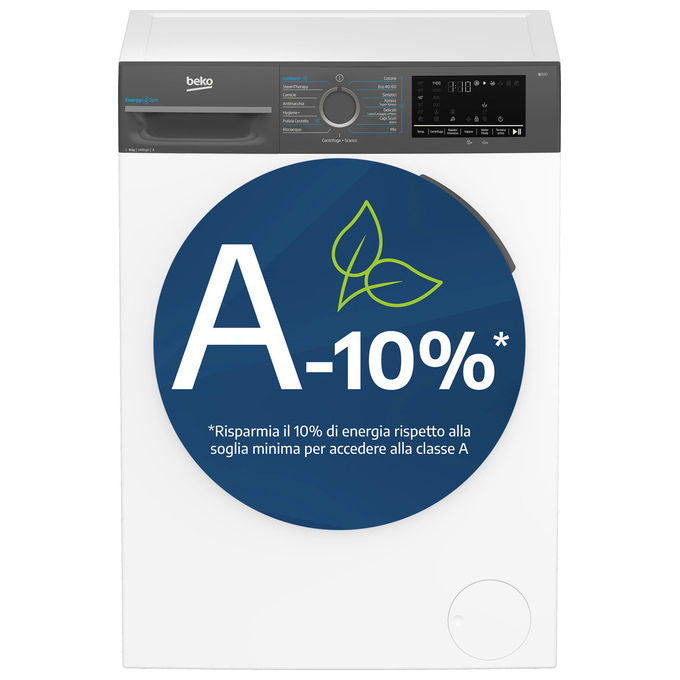Beko BMWEU8147DA Lavatrice 8Kg 1400rpm Classe A Inverter SteamCure EnergySpin colore Bianco