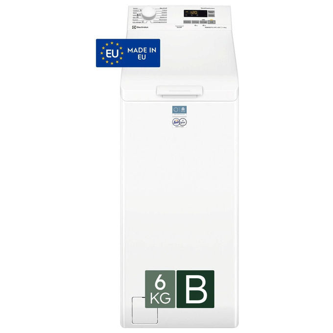 Electrolux EW6T526B SensiCare 600 Lavatrice Caricamento Alto 6 Kg 1200 rpm Classe B Vapore 78 dB (89x40x60 cm) colore Bianco