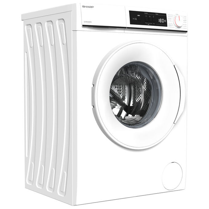 Sharp ES-NFA814BWNNA Lavatrice Caricamento frontale 8 kg 1400 rpm Classe A Bianco