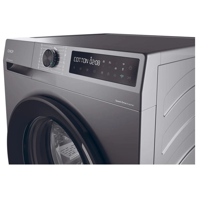 Candy BR 48B6G-S ProWash 500 Lavatrice Frontale 8 Kg 1400 rpm Classe A Inverter Vapore Wi-Fi (85x60x50 cm) colore Antracite