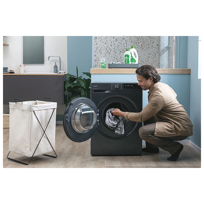 Candy BR 48B6G-S ProWash 500 Lavatrice Frontale 8 Kg 1400 rpm Classe A Inverter Vapore Wi-Fi (85x60x50 cm) colore Antracite