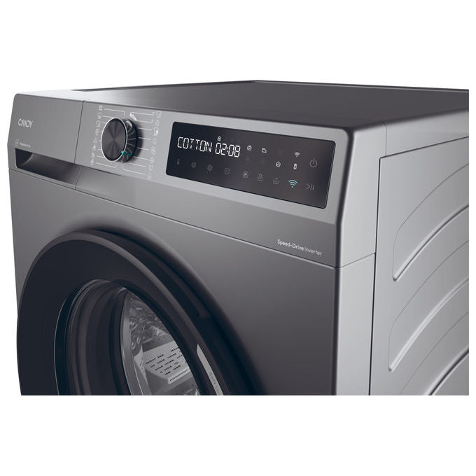 Candy BR 48B6G-S ProWash 500 Lavatrice Frontale 8 Kg 1400 rpm Classe A Inverter Vapore Wi-Fi (85x60x50 cm) colore Antracite