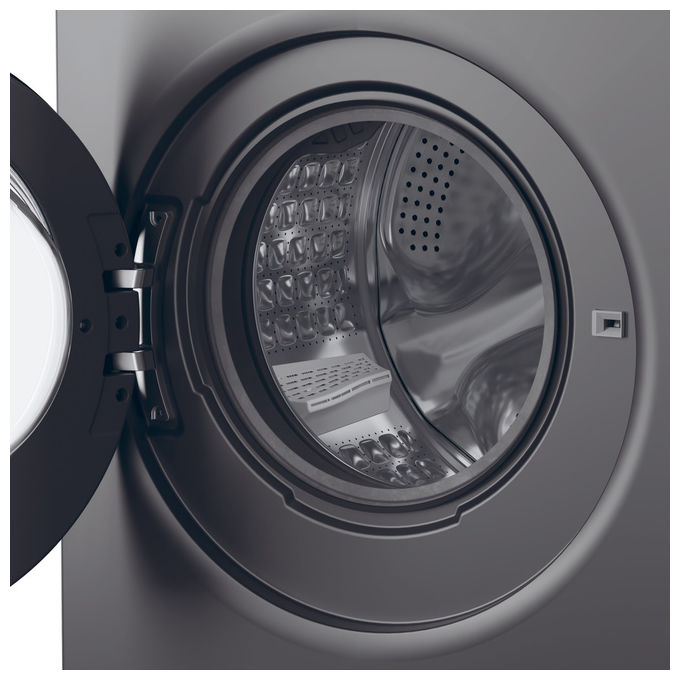 Candy BR 48B6G-S ProWash 500 Lavatrice Frontale 8 Kg 1400 rpm Classe A Inverter Vapore Wi-Fi (85x60x50 cm) colore Antracite
