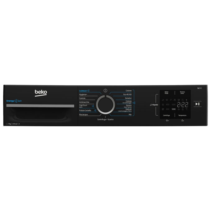 Beko BMWSEP7126EB b300 Lavatrice Slim 7 Kg 1200 rpm Classe A Vapore Inverter (85x60x50 cm) colore Bianco
