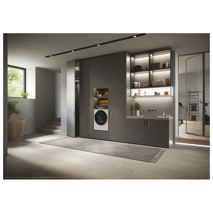 Haier HW120B14979NEUIT I-Pro Serie 7 Plus Lavatrice Frontale 12 Kg 1400 rpm Classe A Wi-Fi 70 dB (85x60x68 cm) colore Bianco
