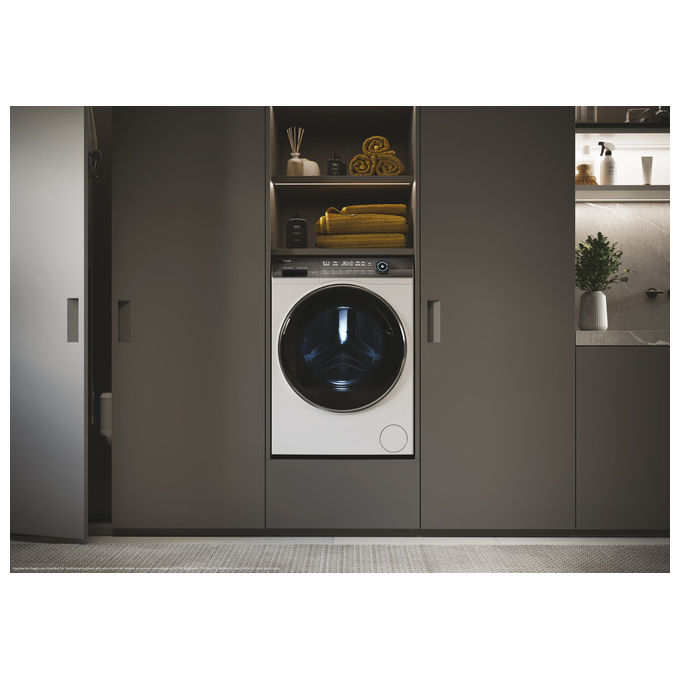 Haier HW120B14979NEUIT I-Pro Serie 7 Plus Lavatrice Frontale 12 Kg 1400 rpm Classe A Wi-Fi 70 dB (85x60x68 cm) colore Bianco