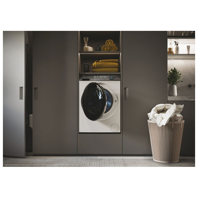 Haier HW120B14979NEUIT I-Pro Serie 7 Plus Lavatrice Frontale 12 Kg 1400 rpm Classe A Wi-Fi 70 dB (85x60x68 cm) colore Bianco