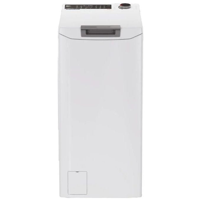 Hoover THOS486TM4-S Lavatrice Carica dall Alto 8 Kg 1400 Giri Classe B AI Weight Sense colore Bianco (86x41x60 cm)
