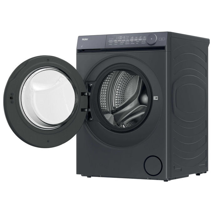 Haier HW100-B14367GUIT Lavatrice Carica Frontale 10 Kg 1400 Giri Classe A Antracite (85x60x60 cm) colore Antracite