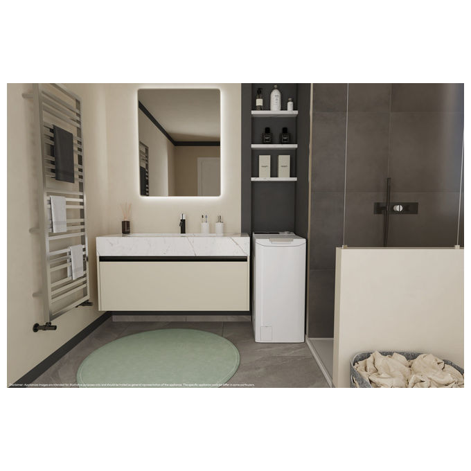 Candy TCA274TM5-S ProWash 500 Lavatrice Carica dall'alto 7 Kg Classe A 1200 rpm Inverter Wi-Fi colore Bianco