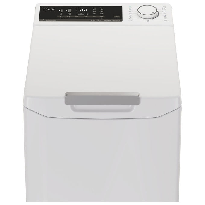 Candy TCA274TM5-S ProWash 500 Lavatrice Carica dall'alto 7 Kg Classe A 1200 rpm Inverter Wi-Fi colore Bianco