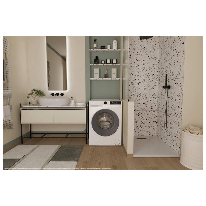 Candy GD410G8-S ProWash 300 Lavatrice Frontale 10 Kg 1400 rpm Classe A Inverter Vapore (85x60x60 cm) colore Bianco