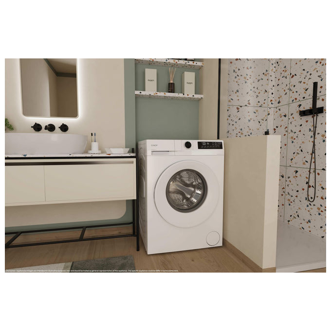 Candy ProWash 300 Lavatrice Slim 7 Kg 1200 rpm Classe A Bianco (85x60x47) colore Bianco
