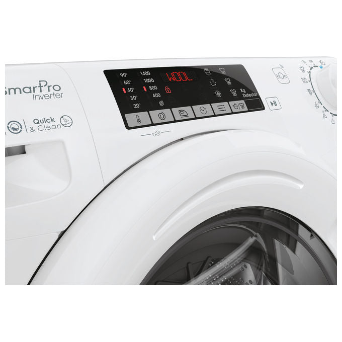 Candy CO474TWM6-1-S Smart Pro Inverter Lavatrice Caricamento Frontale 7 Kg 1400 rpm Classe A Wi-Fi 77 dB (85x60x49 cm) colore Bianco