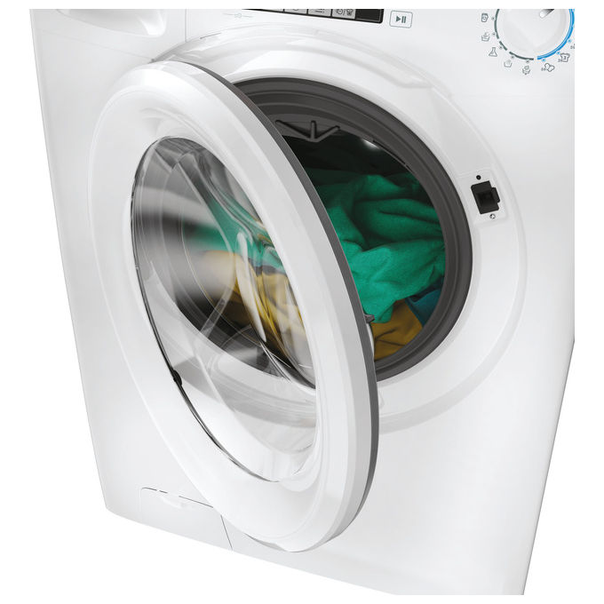 Candy CO474TWM6-1-S Smart Pro Inverter Lavatrice Caricamento Frontale 7 Kg 1400 rpm Classe A Wi-Fi 77 dB (85x60x49 cm) colore Bianco