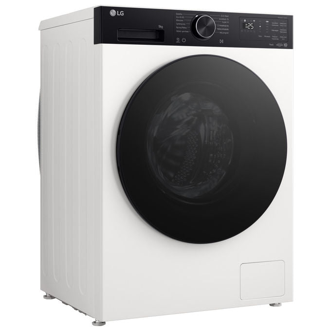 LG F2NX50S9THB ThinQ Lavatrice Slim Caricamento Frontale 9 Kg 1200 rpm Classe A AI DD Vapore Wi-Fi (85x60x47.5 cm) colore Bianco