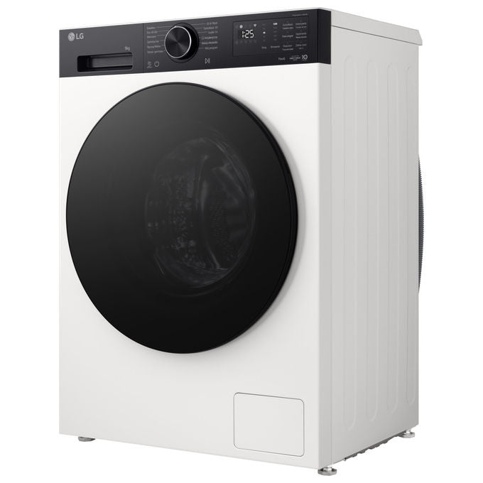 LG F2NX50S9THB ThinQ Lavatrice Slim Caricamento Frontale 9 Kg 1200 rpm Classe A AI DD Vapore Wi-Fi (85x60x47.5 cm) colore Bianco