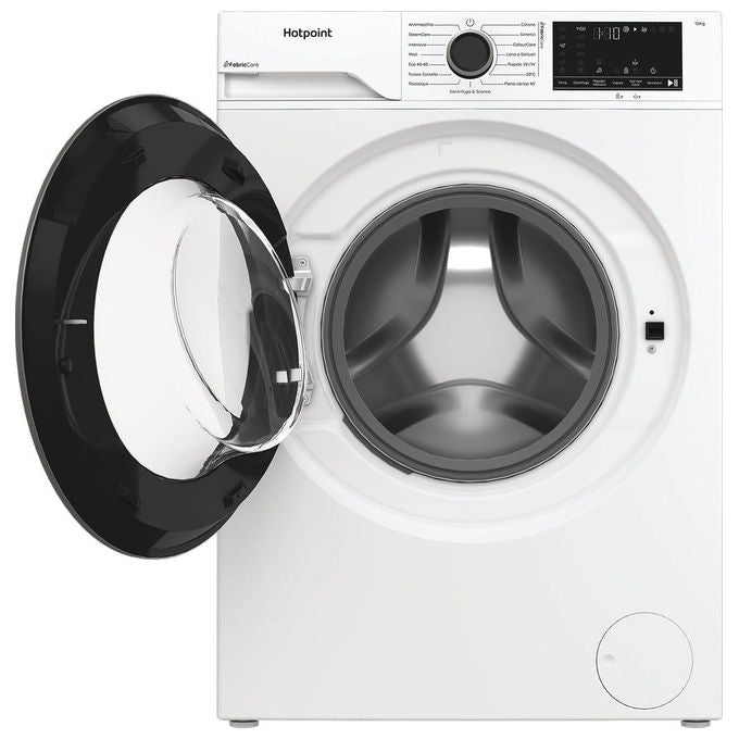Hotpoint HB103CAREIT Délica Lavatrice Carica Frontale 10 Kg 1400 rpm Classe A-30% Motore Inverter Vapore (85x60x58 cm) colore Bianco