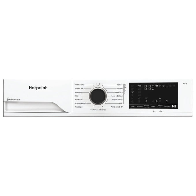 Hotpoint HB103CAREIT Délica Lavatrice Carica Frontale 10 Kg 1400 rpm Classe A-30% Motore Inverter Vapore (85x60x58 cm) colore Bianco
