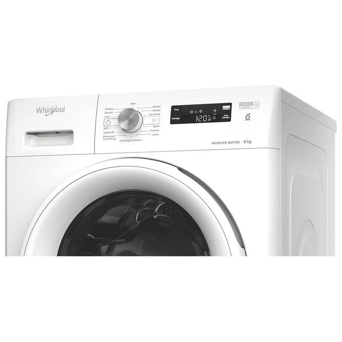 Whirlpool FFS P87 IT Lavatrice carica frontale 8 Kg 1200 rpm Classe A colore Bianco
