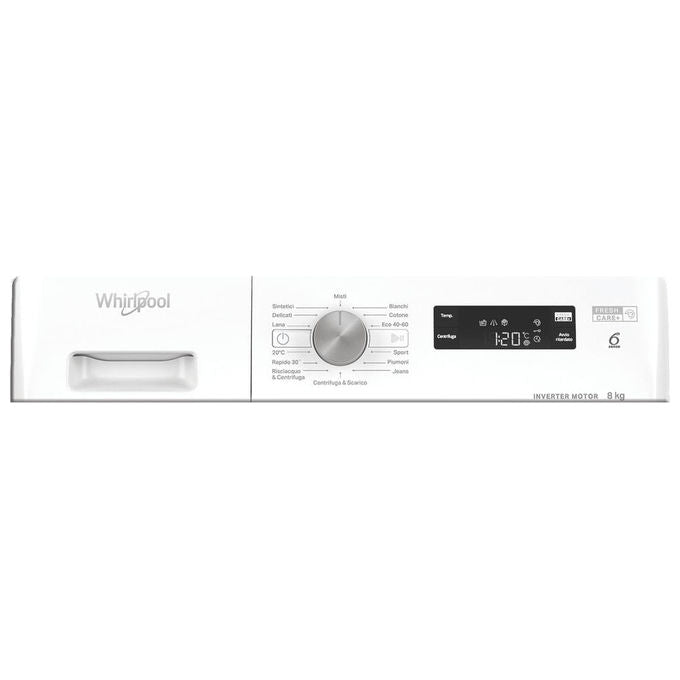 Whirlpool FFS P87 IT Lavatrice carica frontale 8 Kg 1200 rpm Classe A colore Bianco