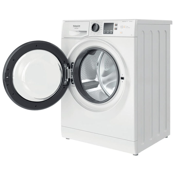 Hotpoint NF827WK IT Lavatrice Carica Frontale 8 Kg 1200 rpm Classe A Inverter Vapore Steam Hygiene (85x59.5x60.5 cm) colore Bianco