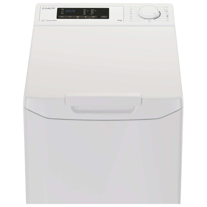 Candy TCA063D3-S ProWash 300 Lavatrice Carica dall'alto 6 Kg 1000 rpm Classe C Wi-Fi Bluetooth (86x41x60 cm) colore Bianco