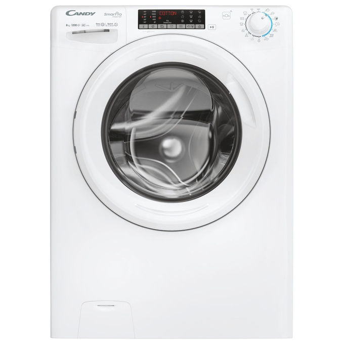 Candy CSO286TWM61S Smart Pro Inverter Lavatrice Frontale 8 Kg 1200 rpm Classe A Wi-Fi Bluetooth 16 Programmi (85x60x54 cm) colore Bianco