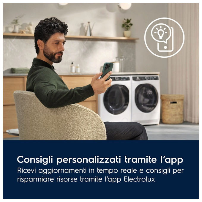 Electrolux EW7F410Y Lavatrice Frontale 10Kg 1400rpm Classe A-40% SteamCare Bianco (84.7x59.7x63.6 cm)