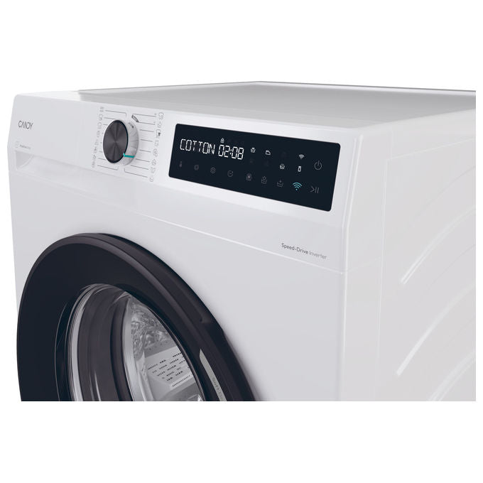 Candy BR49B8-S ProWash 500 Lavatrice Carica Frontale 9 Kg 1400 rpm Classe A Inverter Vapore Wi-Fi (85x60x60 cm) colore Bianco