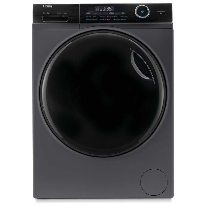 Haier HW100BP14959SEIT I-Pro Serie 5 Lavatrice Slim 10 Kg 1400 rpm Classe A Wi-Fi Inverter (85x60x55 cm) colore Antracite