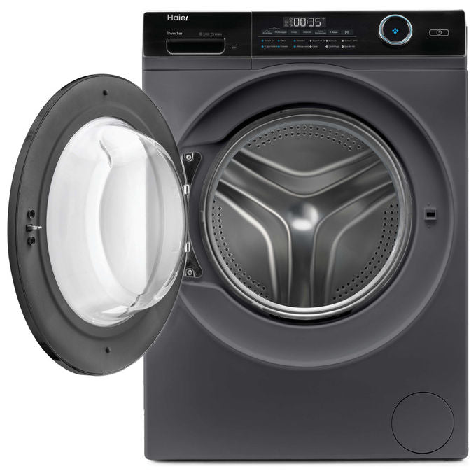 Haier HW100BP14959SEIT I-Pro Serie 5 Lavatrice Slim 10 Kg 1400 rpm Classe A Wi-Fi Inverter (85x60x55 cm) colore Antracite