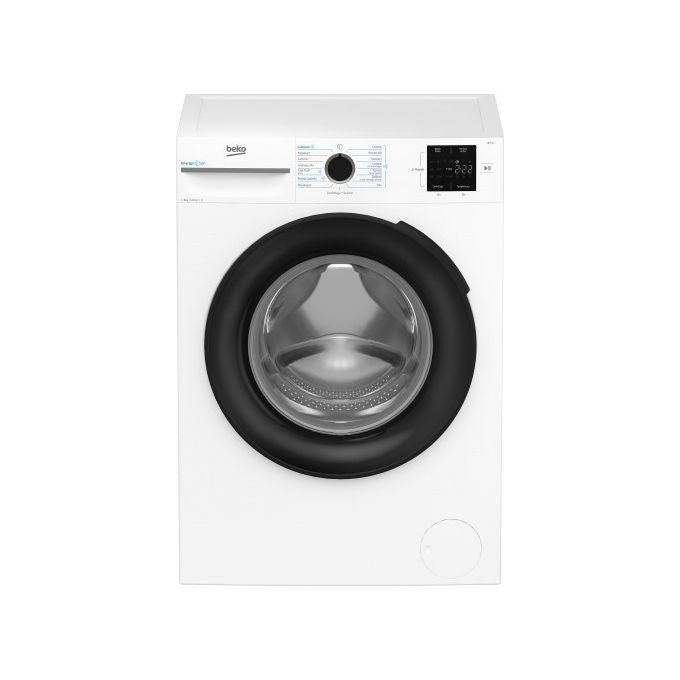 Beko MWBM8147EB Lavatrice Frontale 8 Kg 1400 rpm Classe A Motore Inverter SteamCure Vapore (84.5x60x54.6 cm) colore Bianco