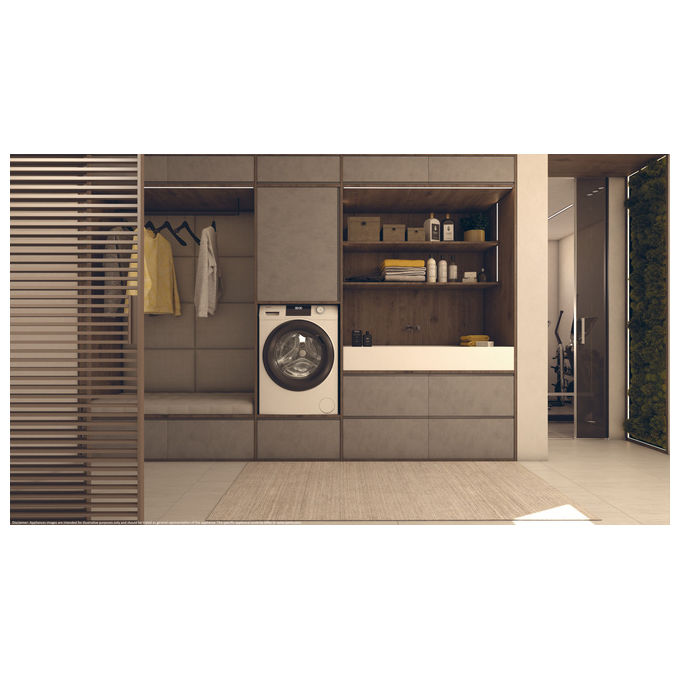 Haier HW110-BP14929A-S Serie 1 Lavatrice Frontale 11 Kg 1400 rpm Classe A Vapore Inverter ABT (85x60x67 cm) colore Bianco