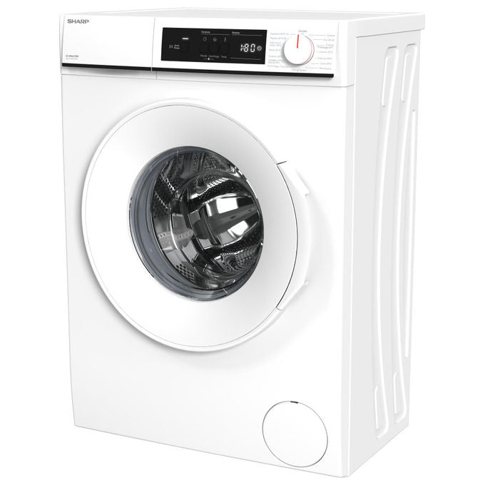 Sharp ES-NFA4101WD Lavatrice Frontale Super Slim 4 Kg 1000 rpm Classe D Allergy Smart 15 Programmi (84.5x59.7x36.2 cm) colore Bianco