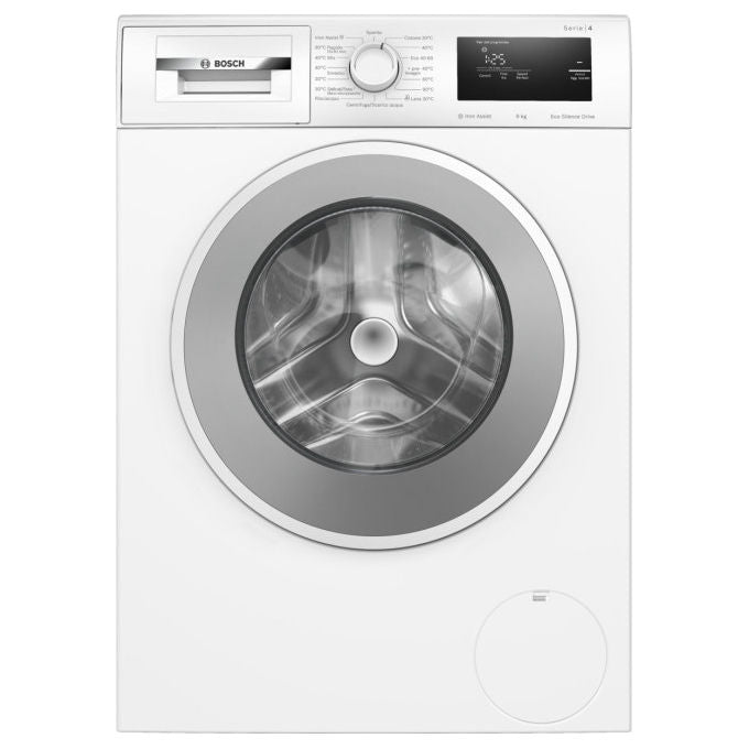 Bosch WAN24009IT Serie 4 Lavatrice Carica Frontale 9 Kg 1200 rpm Classe A EcoSilence Drive Iron Assist 71 dB (85x60x59 cm) colore Bianco